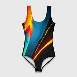Женский купальник-боди Multicoloured neon