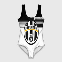 Женский купальник-боди Juventus полосы линии