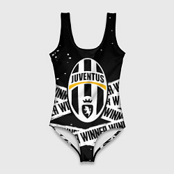 Женский купальник-боди Juventus подедитель краски