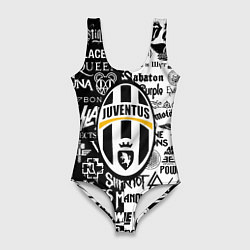 Женский купальник-боди Juventus рок музыка