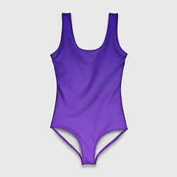 Купальник-боди 3D женский The color is purple, цвет: 3D-принт