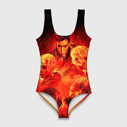 Женский купальник-боди Big Bang: Flame Boys