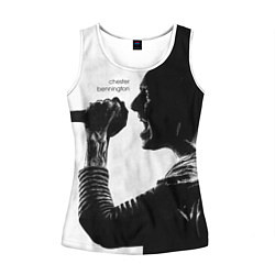 Майка-безрукавка женская Bennington Rock, цвет: 3D-белый