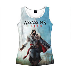 Майка-безрукавка женская Assassins Creed, цвет: 3D-белый