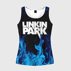 Майка-безрукавка женская LINKIN PARK, цвет: 3D-белый