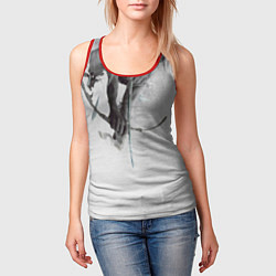 Майка-безрукавка женская The Hunting Party - Linkin Park, цвет: 3D-красный — фото 2