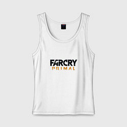 Майка женская хлопок Far Cry: Primal Logo, цвет: белый
