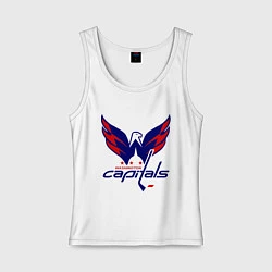 Майка женская хлопок Washington Capitals: Ovechkin, цвет: белый
