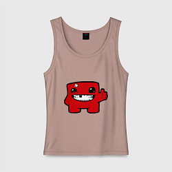 Женская майка Super Meat Boy