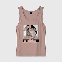 Майка женская хлопок Eminem labyrinth, цвет: пыльно-розовый