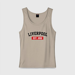 Женская майка FC Liverpool Est. 1892