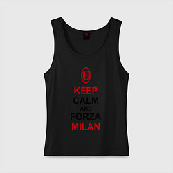 Женская майка Keep Calm & Forza Milan