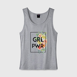 Женская майка GRL PWR