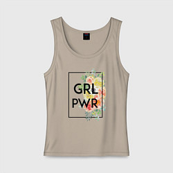 Женская майка GRL PWR