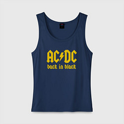 Женская майка ACDC BACK IN BLACK