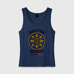 Майка женская хлопок BOSTON BRUINS NHL, цвет: тёмно-синий