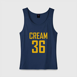 Майка женская хлопок CREAM 36, цвет: тёмно-синий