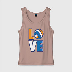 Женская майка Love Volleyball