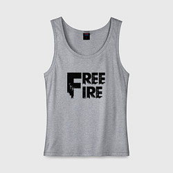 Женская майка Free Fire big logo