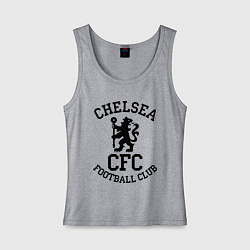 Майка женская хлопок Chelsea CFC, цвет: меланж