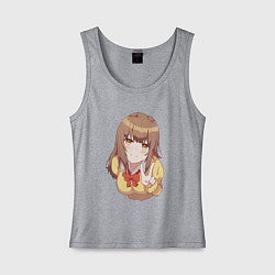 Майка женская хлопок Огивара, цвет: меланж