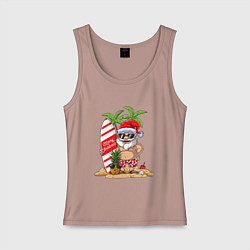 Женская майка Santa on Vibe
