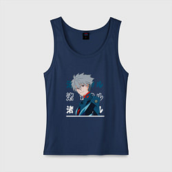 Женская майка Евангелион Neon Genesis Evangelion, Kaworu Nagisa