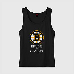 Женская майка Boston are coming, Бостон Брюинз, Boston Bruins