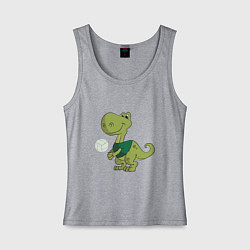 Женская майка Volleyball Dinosaur