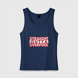 Женская майка Straight Outta Liverpool