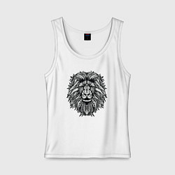 Женская майка Лев в стиле Мандала Mandala Lion