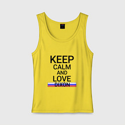 Женская майка Keep calm Dixon Диксон