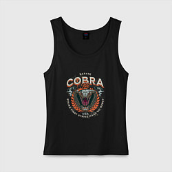 Женская майка Кобра Кай - логотип с Коброй Cobra Kai Logo