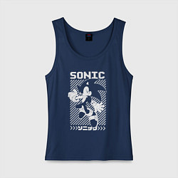 Женская майка Sonic - game