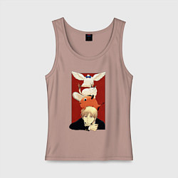 Женская майка Дензи и почита - Человек бензопила