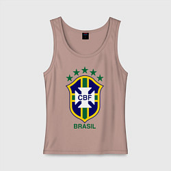 Женская майка Brasil CBF