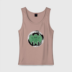 Женская майка Мультяшный Ктулху