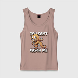 Женская майка Не поймаешь - печенька