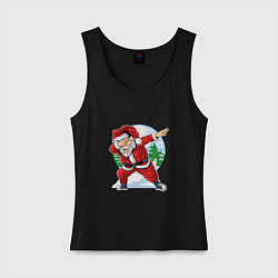 Женская майка Dabbing Santa day