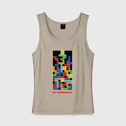 Женская майка Тетрис - не сложилось