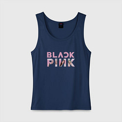 Женская майка Blackpink logo Jisoo Lisa Jennie Rose