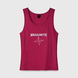 Майка женская хлопок Megadeth: Cryptic Writings, цвет: маджента