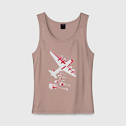 Женская майка Гитары с неба