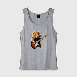 Женская майка Хомяк-певец