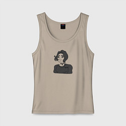 Женская майка Винишко тян девушка