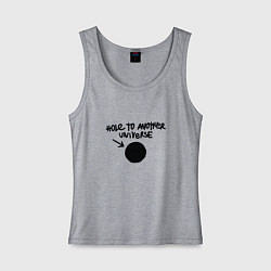 Женская майка Дыра в другую вселенную