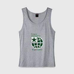 Майка женская хлопок Esperanto, цвет: меланж