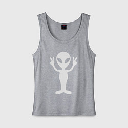 Женская майка Peace alien