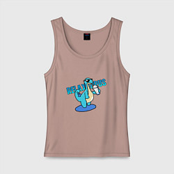 Женская майка Релаксаурус за работой Palworld