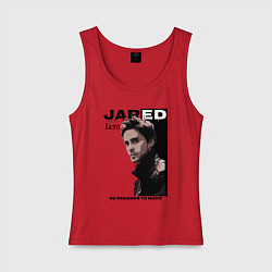 Майка женская хлопок Jared Joseph Leto 30 Seconds To Mars, цвет: красный